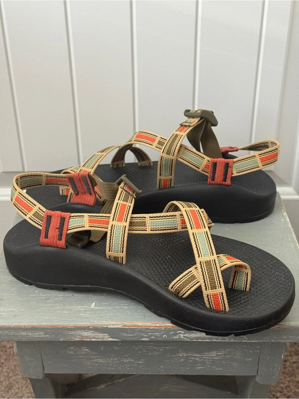 Chaco Men's Z/2 Classic Sandals - Check Taos Taupe Size 10